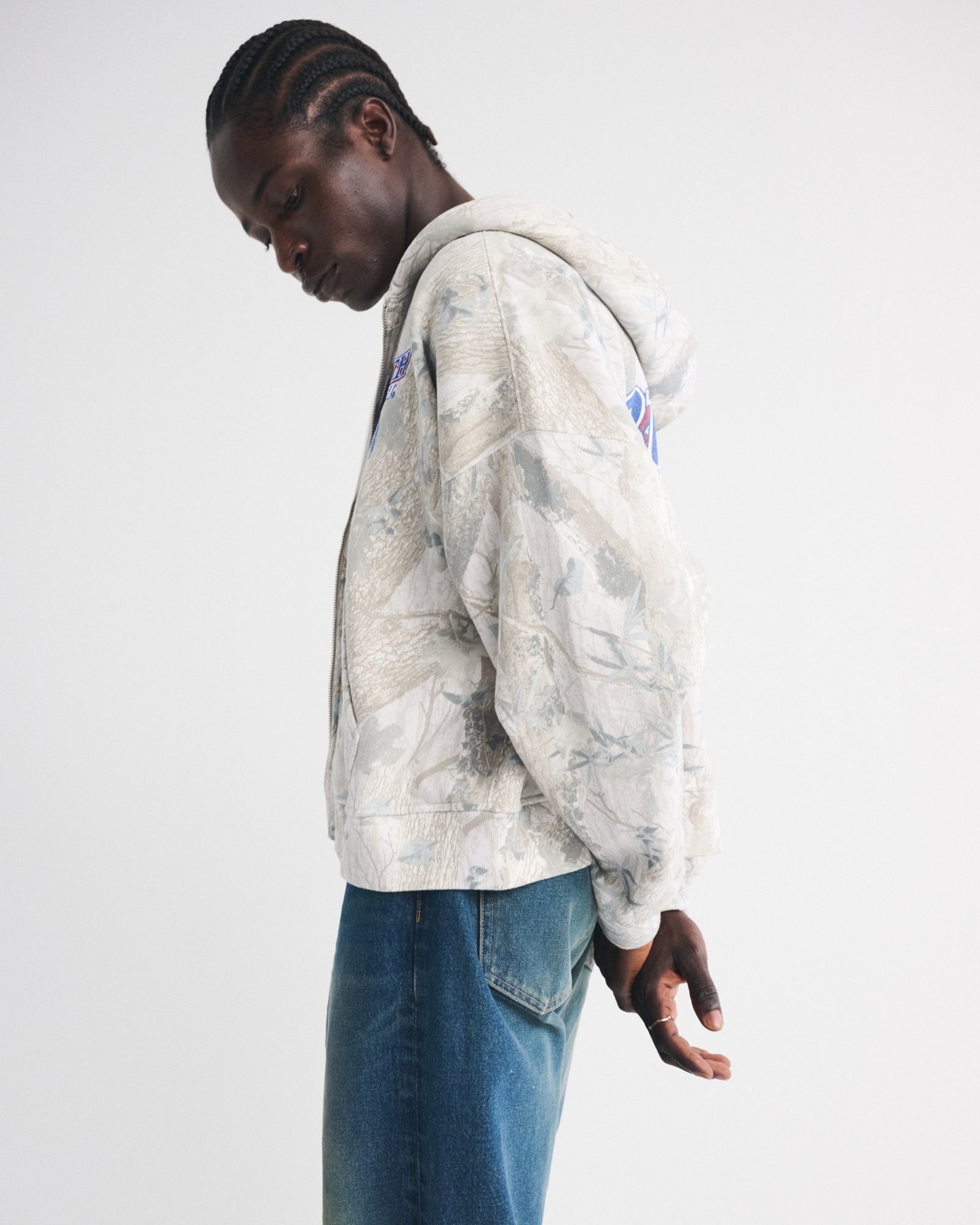 Mack Truck Cropped Full-Zip Hoodie
