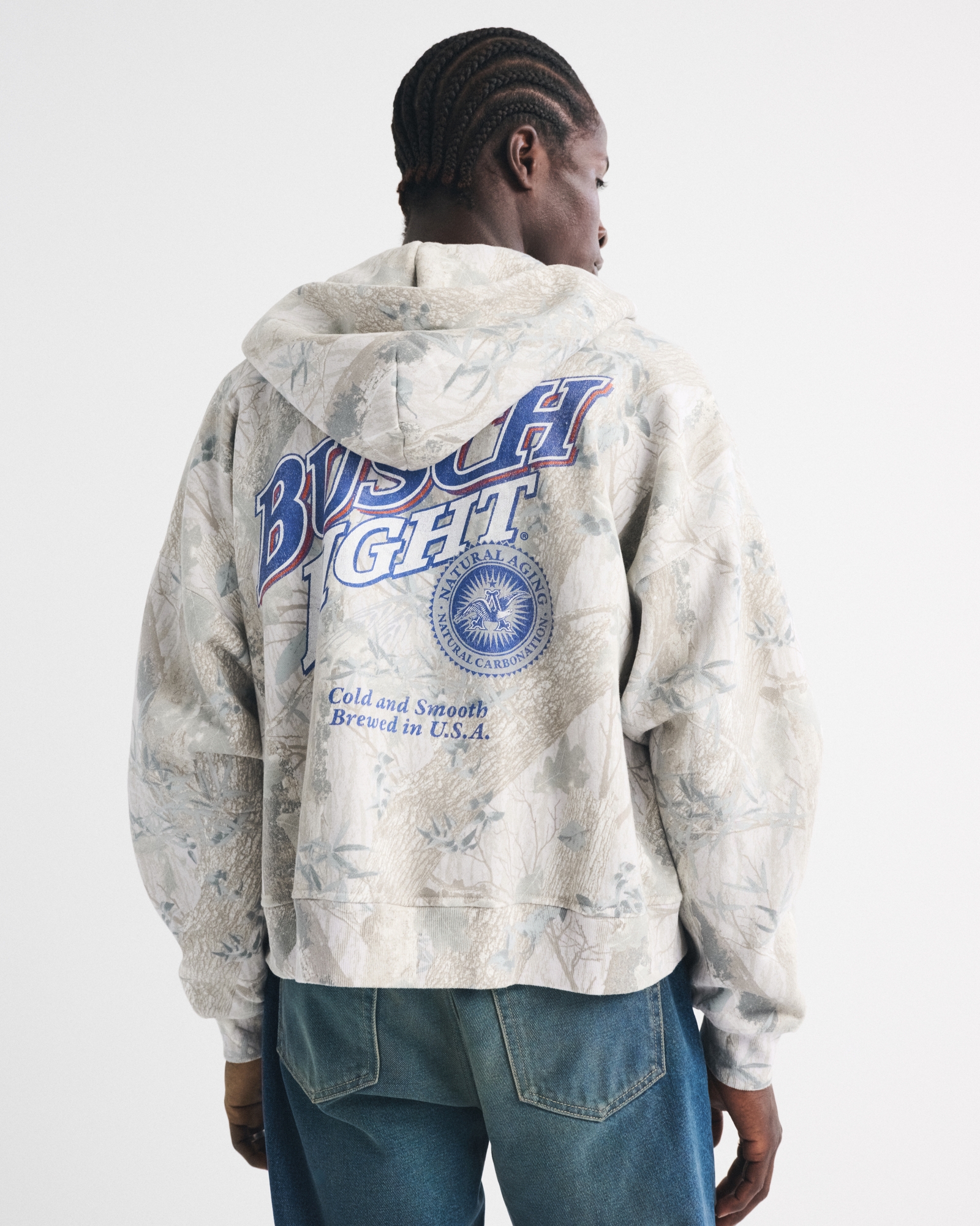 Mack Truck Cropped Full-Zip Hoodie