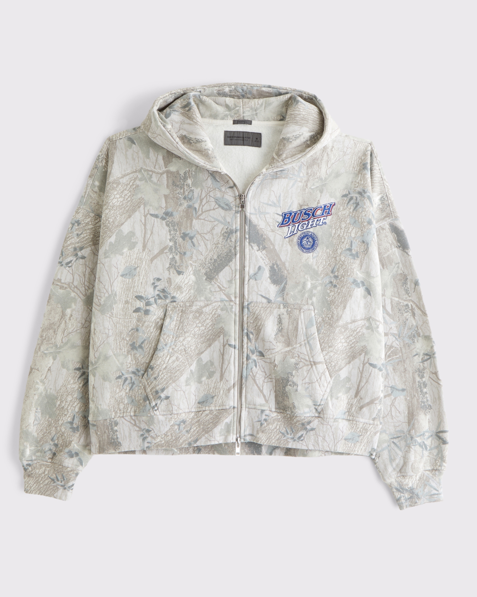 Mack Truck Cropped Full-Zip Hoodie