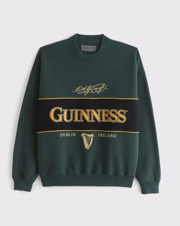 Guinness Graphic Crew Sweatshirt, Dark Spruce view 1