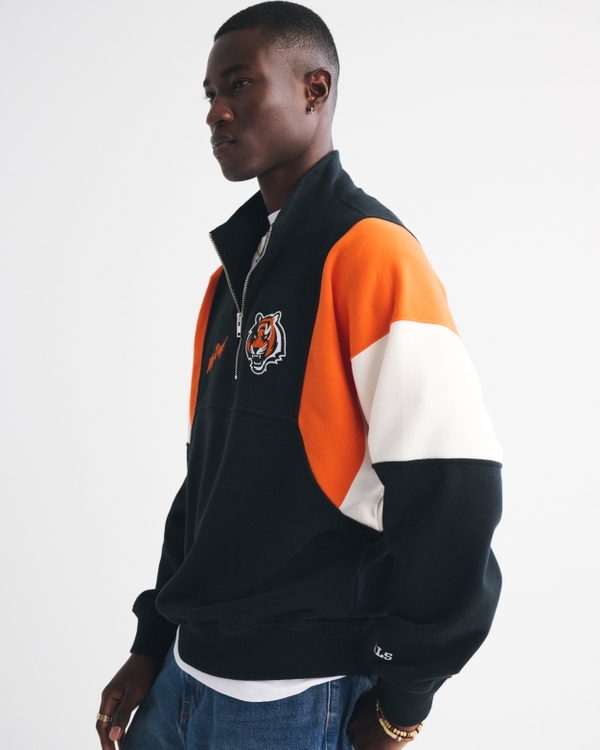 Men's Cincinnati Bengals Half-Zip Sweatshirt | Men's Tops