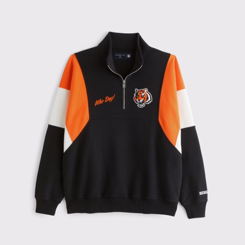 Мужские худи Abercrombie & Fitch Dallas Cowboys Half-Zip Sweatshirt