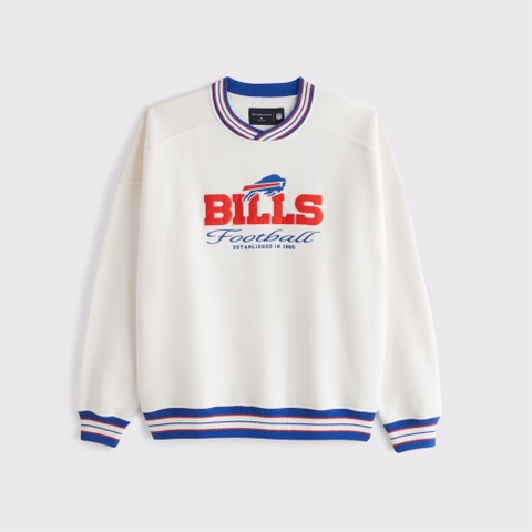 Мужские худи Abercrombie & Fitch Buffalo Bills Graphic Crew Sweatshirt