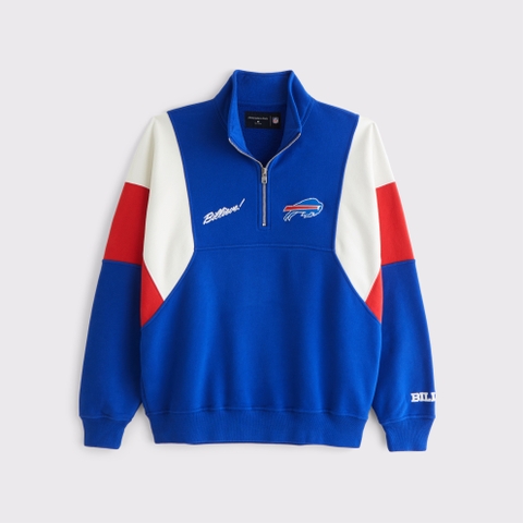 Мужские худи Abercrombie & Fitch Chicago Bears Half-Zip Sweatshirt