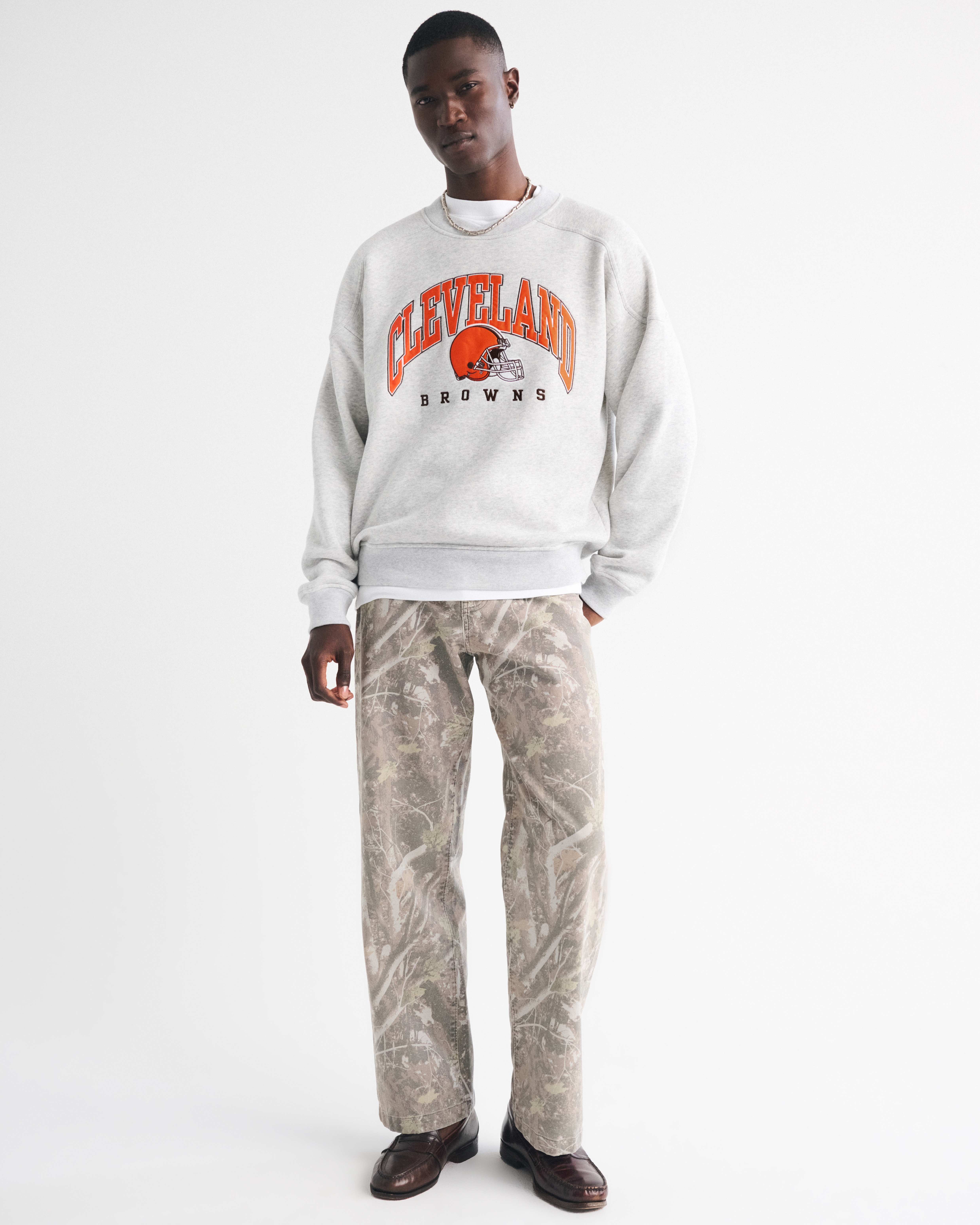 Men's Cleveland Browns Graphic Crew Sweatshirt | Men's Tops