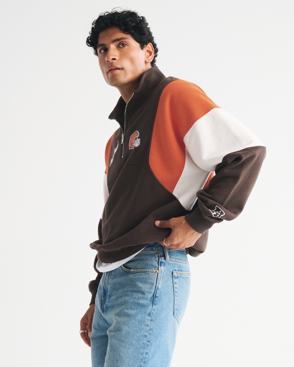 Cleveland Browns Half-Zip Sweatshirt
