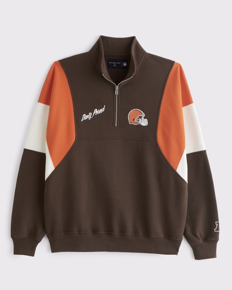 Men's Cleveland Browns Half-Zip Sweatshirt | Men's Tops