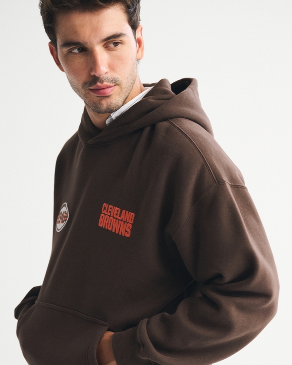 Men's Cleveland Browns Graphic Popover Hoodie | Men's Tops