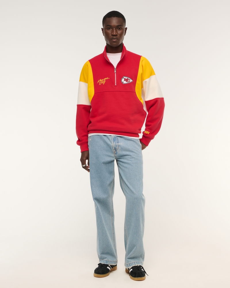 Kansas City Chiefs Half-Zip Sweatshirt