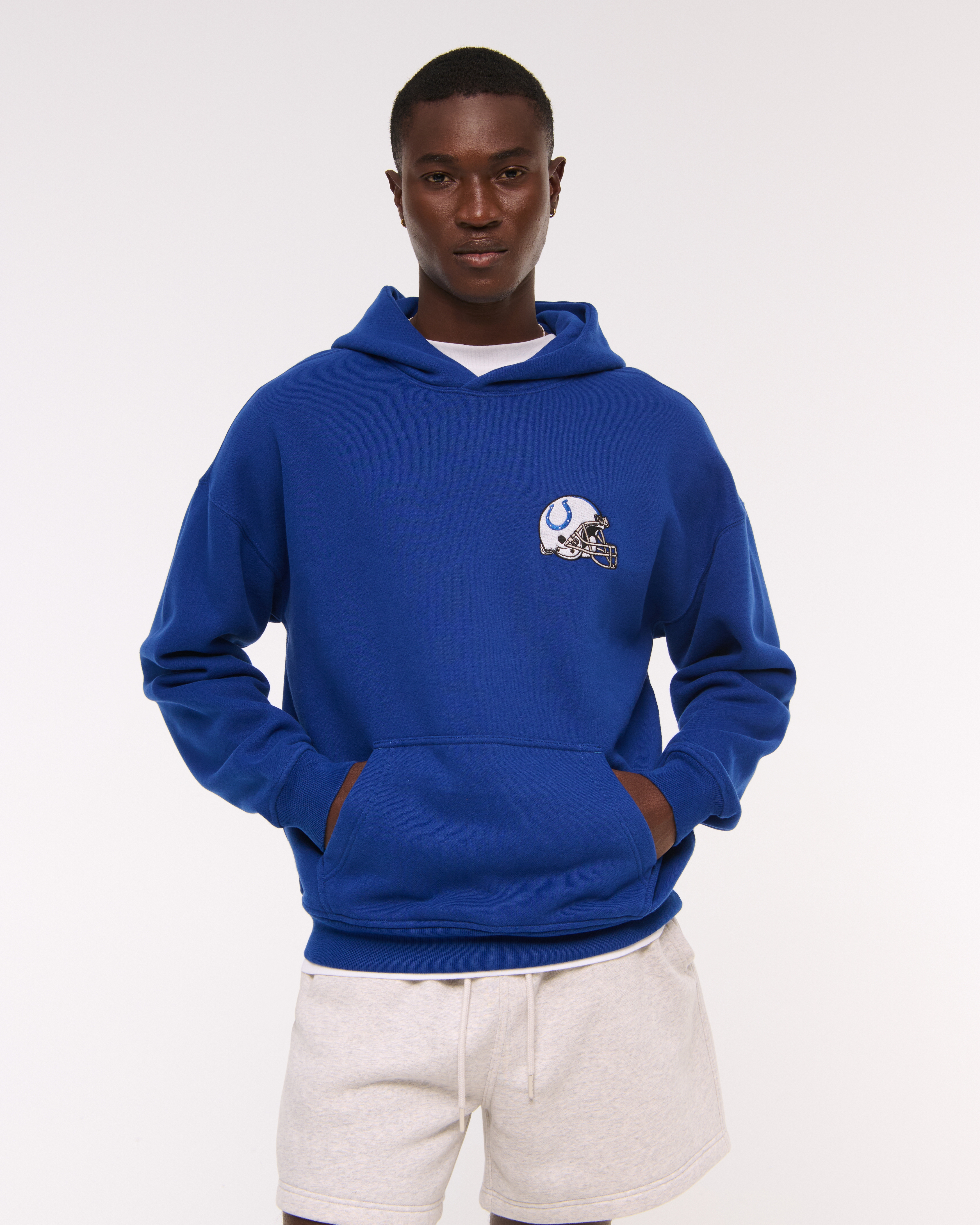 Abercrombie & Fitch Indianapolis Colts Graphic Popover Hoodie
