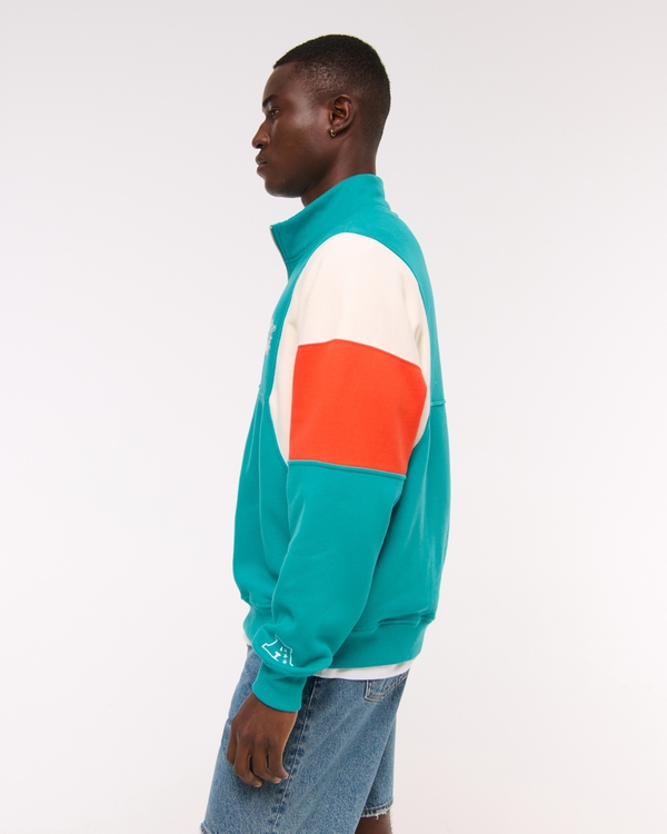 Miami Dolphins Half-Zip Sweatshirt
