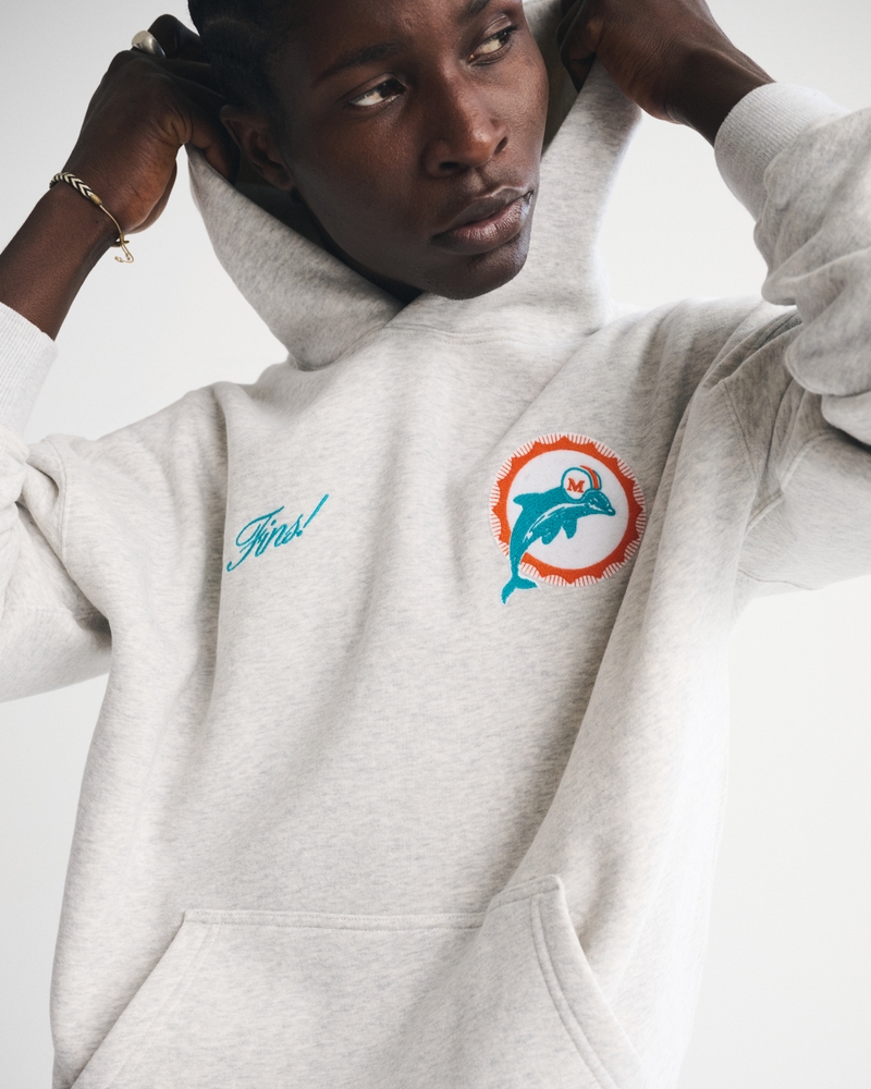 Miami Dolphins Graphic Popover Hoodie
