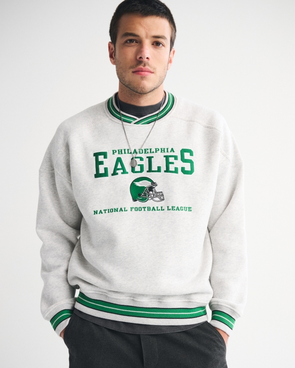 Philadelphia Eagles Graphic Crew Sweatshirt