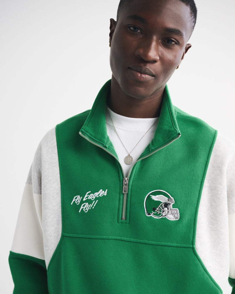 Philadelphia Eagles Half-Zip Sweatshirt