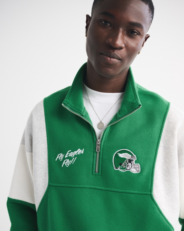 Philadelphia Eagles Half-Zip Sweatshirt