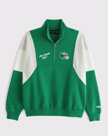Women's Philadelphia Eagles Half-Zip Sweatshirt | Women's Tops | Abercrombie.com