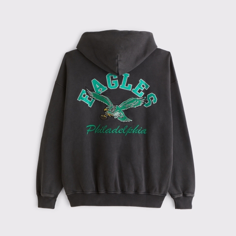 Мужские худи Abercrombie & Fitch Philadelphia Eagles Graphic Popover