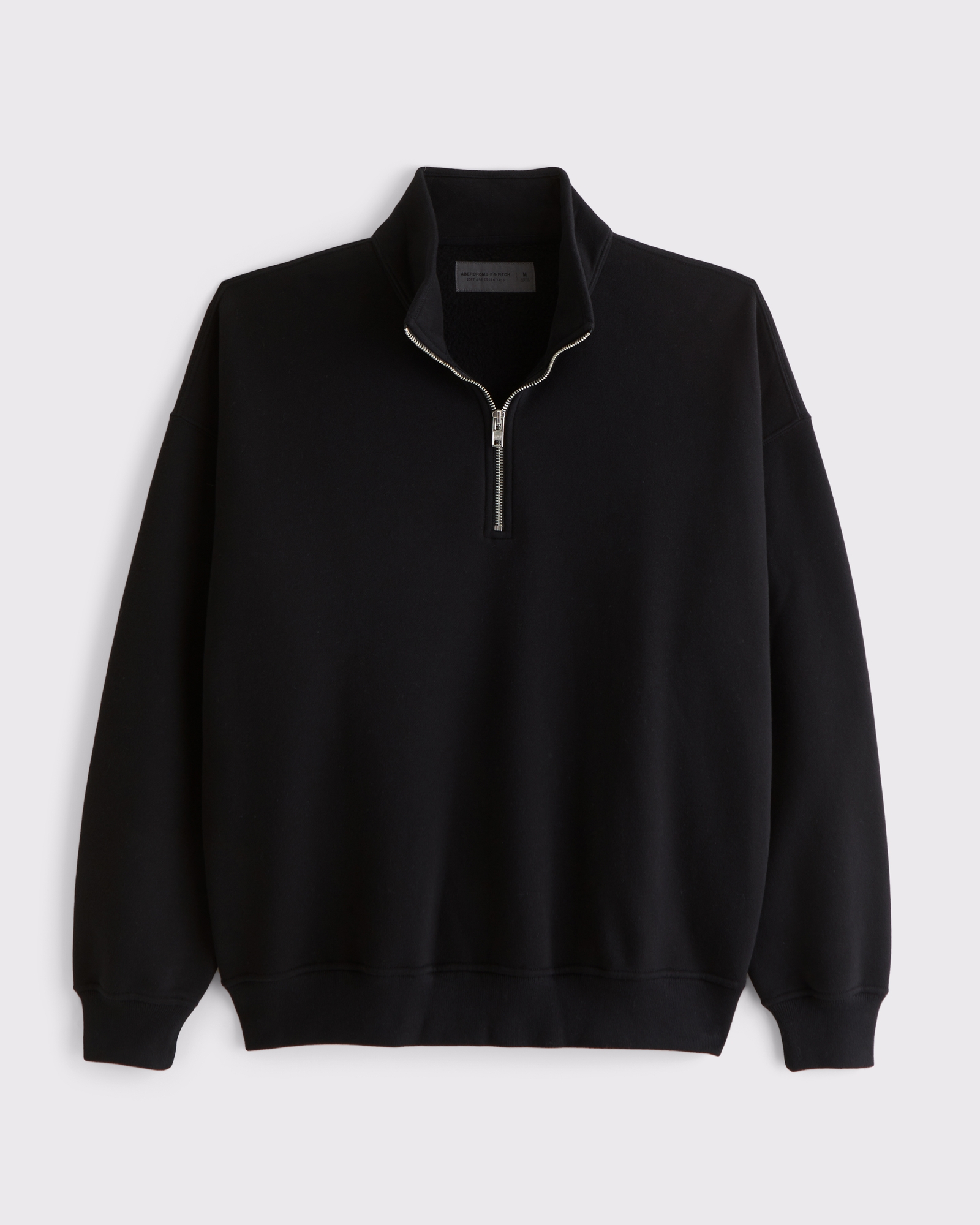 Fleece Jacket Half Zip Sweatshirt Black Club Fleece Half Zip Black