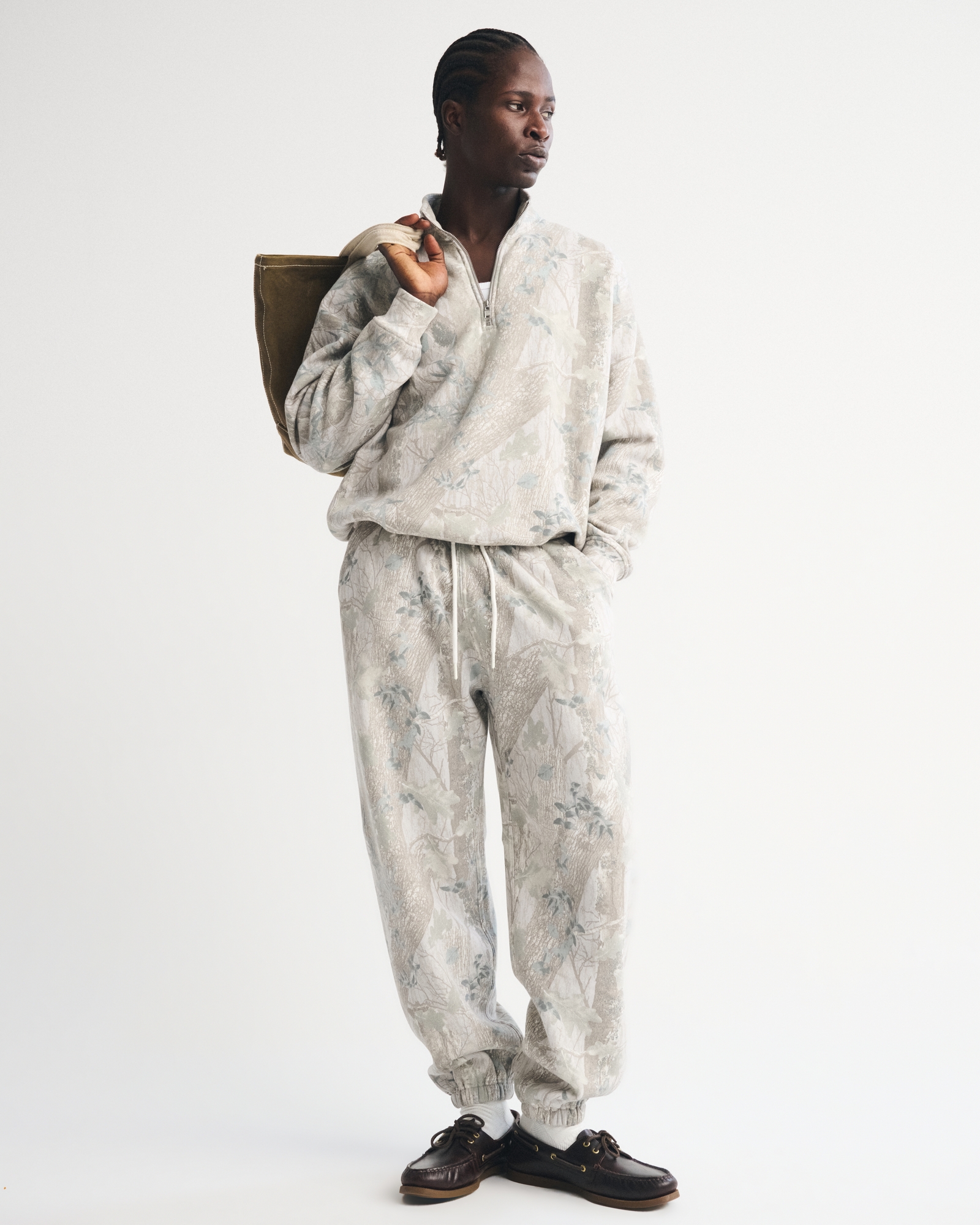 【新品・未使用】C SWEAT HALF PANTS Terraced Wide Leg Pant in Hillside