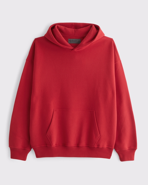 Essential Popover Hoodie, Red view 1
