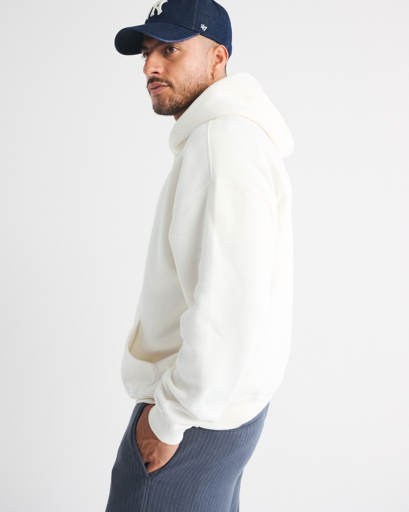 未使用 Abercrombie ホワイトボアパーカー XS Men's Essential Popover Hoodie | Men's Clearance | Abercrombie.com