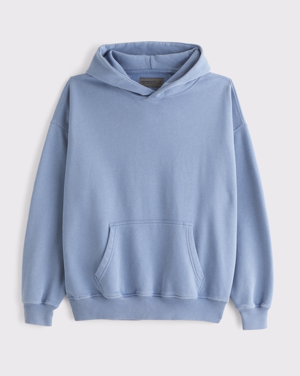 Essential Popover Hoodie, Cool Blue view 1