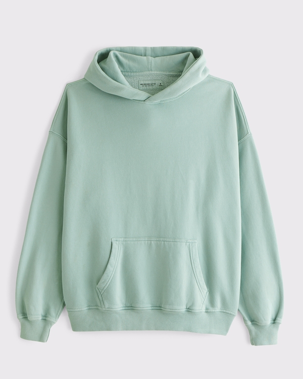 Essential Popover Hoodie, Light Green view 1