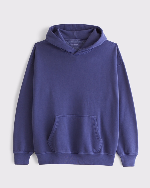 Essential Popover Hoodie, Blue Wash view 1