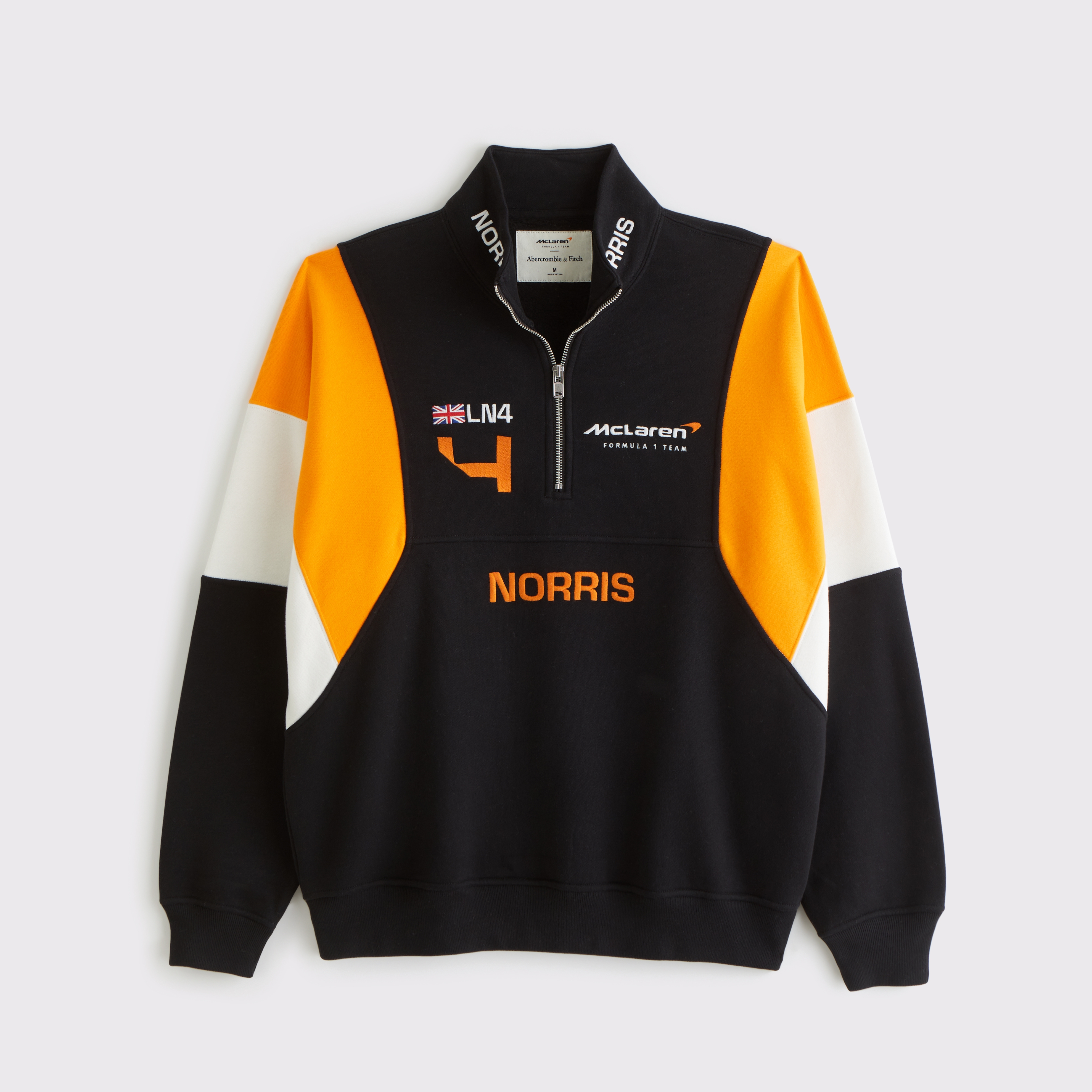 メンズ McLaren グラフィック ハーフジップ スウェットシャツ