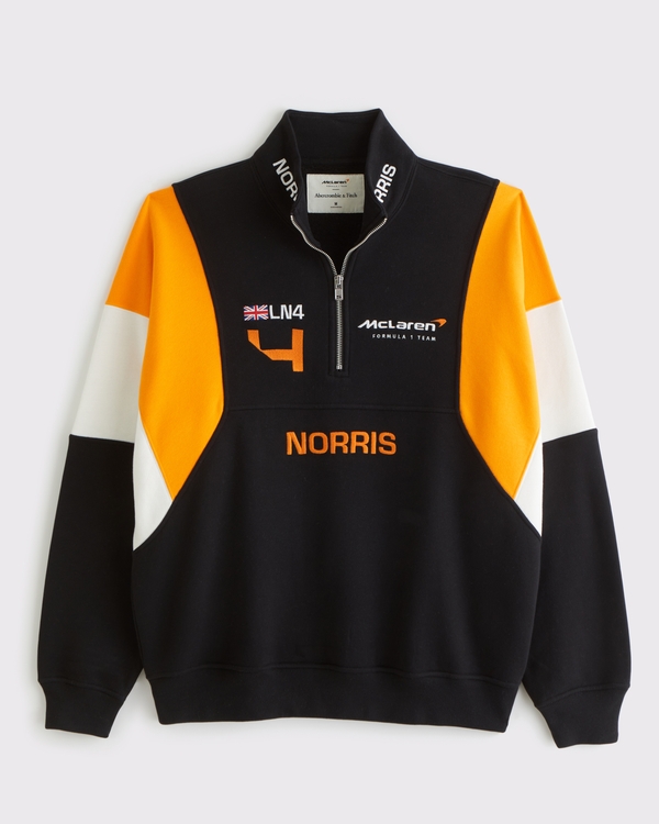 McLaren Graphic Half-Zip Sweatshirt, Black view 1