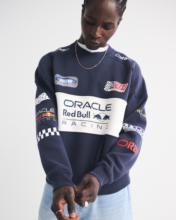 Oracle Red Bull Racing Graphic Crew Sweatshirt, Sapphire view 1