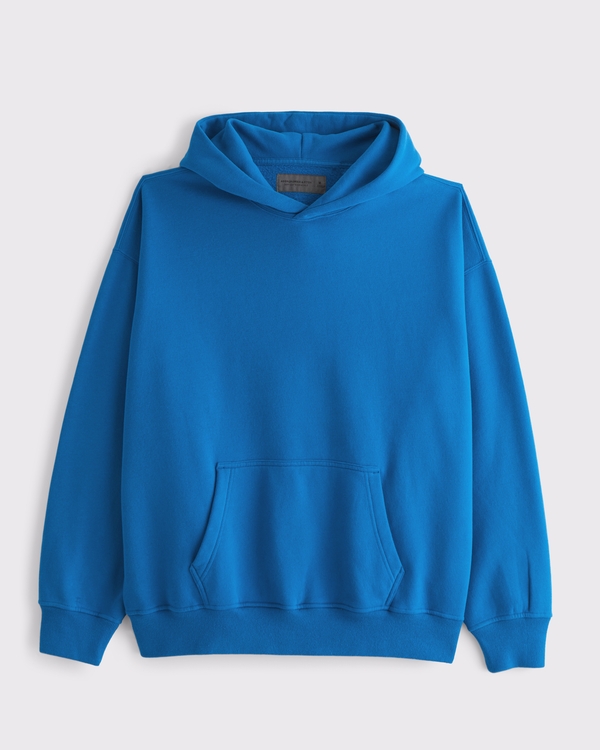 Essential Popover Hoodie, Blue view 1