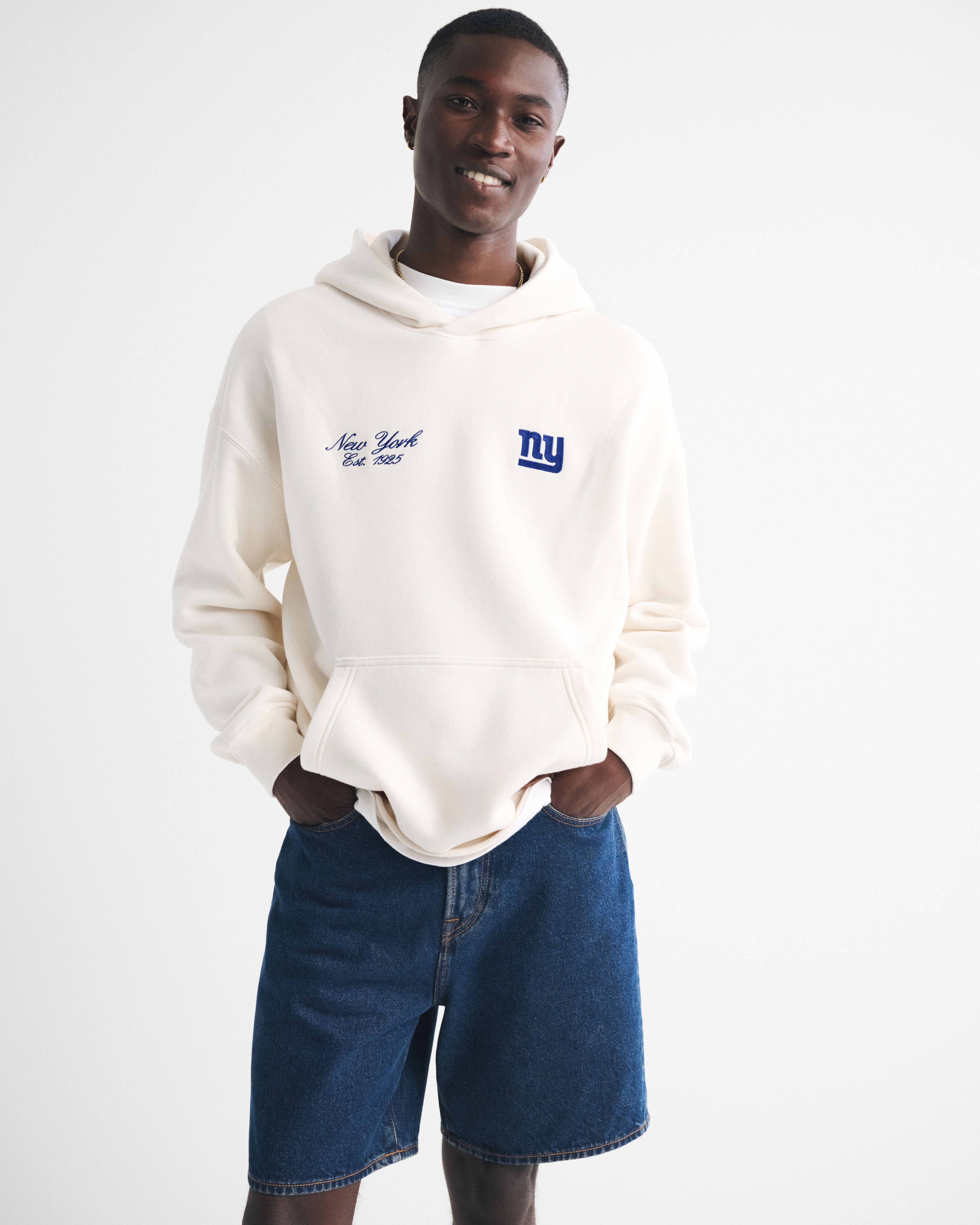 Men's New York Giants Graphic Popover Hoodie | Men's Tops