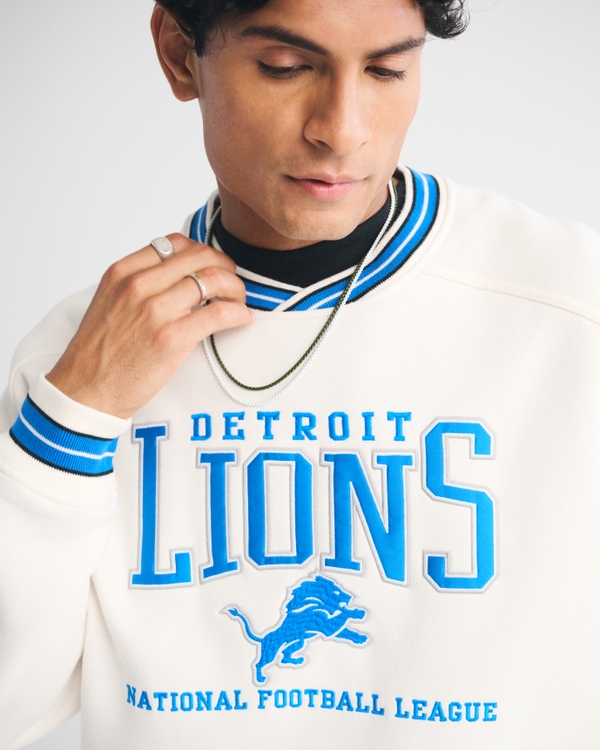 Detroit Lions Graphic Crew Sweatshirt