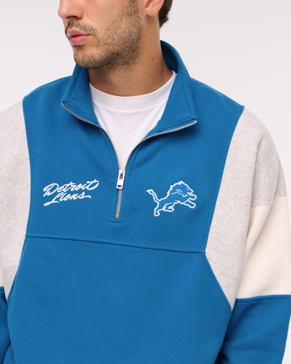 Detroit Lions Half-Zip Sweatshirt