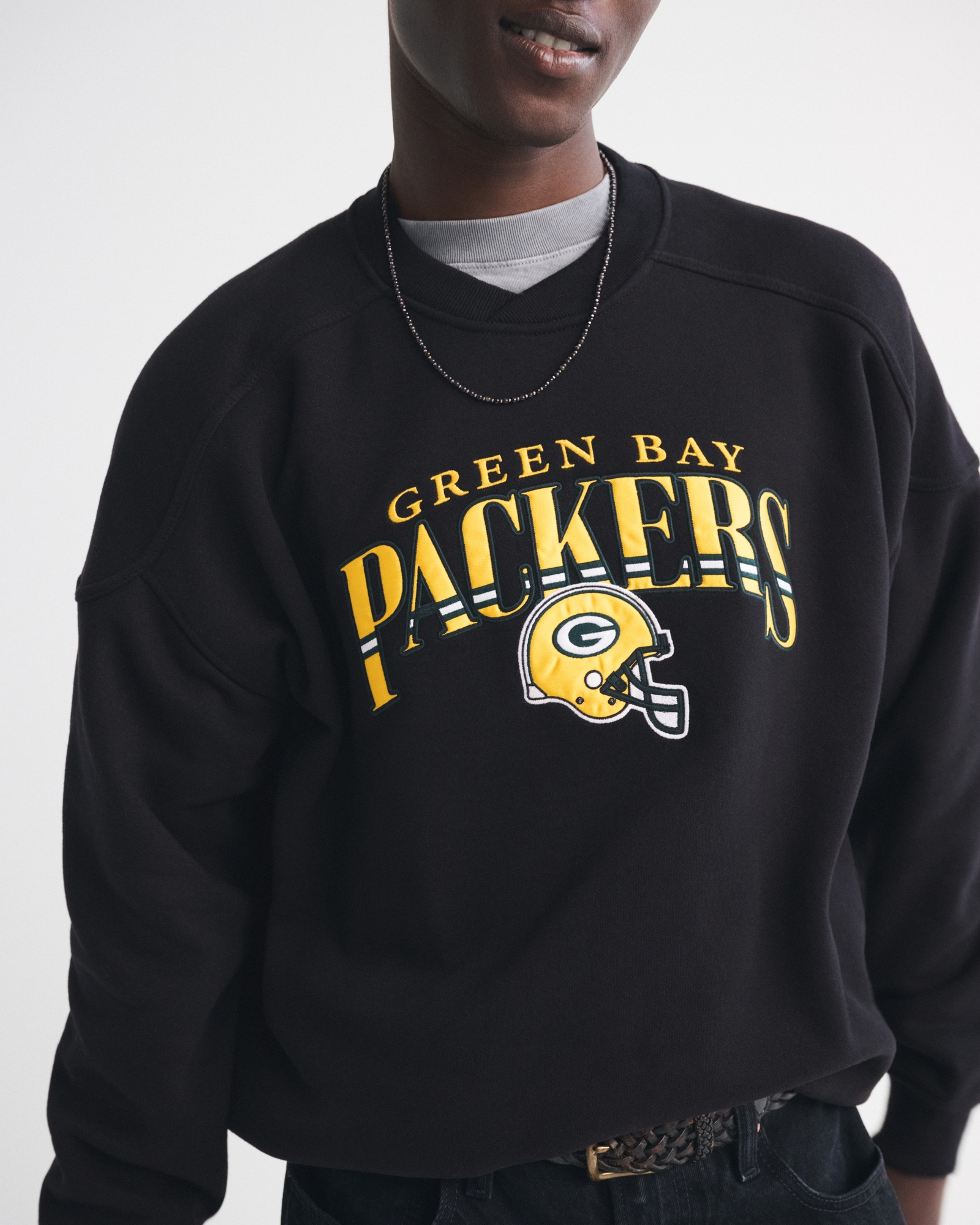 Green Bay Packers Graphic Crew Sweatshirt