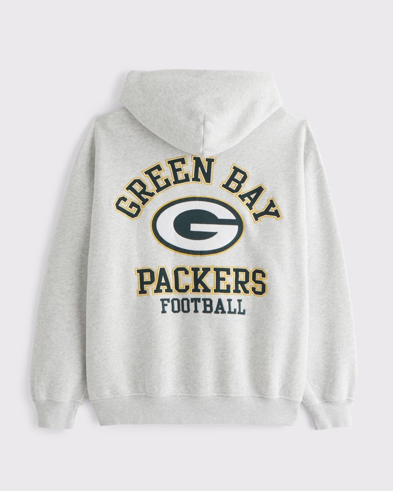 Men's Green Bay Packers Graphic Popover Hoodie Men's Tops