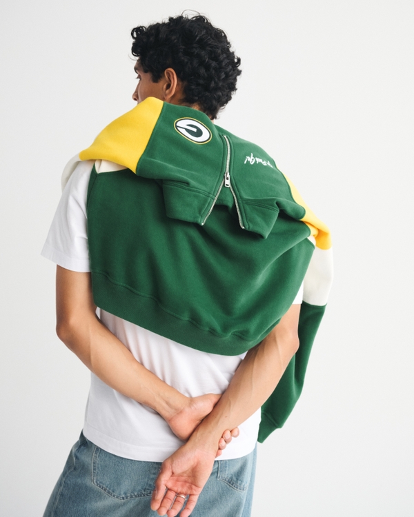 Men's Green Bay Packers Half-Zip Sweatshirt | Men's Tops