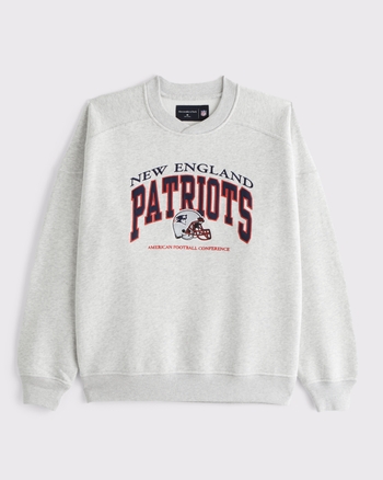 New England Patriots Graphic Crew Sweatshirt