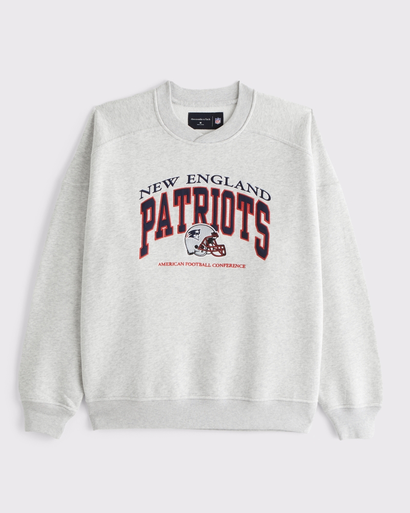 ★Abercrombie & Fitch★New England Patriotsスウェット Men's New England Patriots Graphic Crew Sweatshirt | Men's