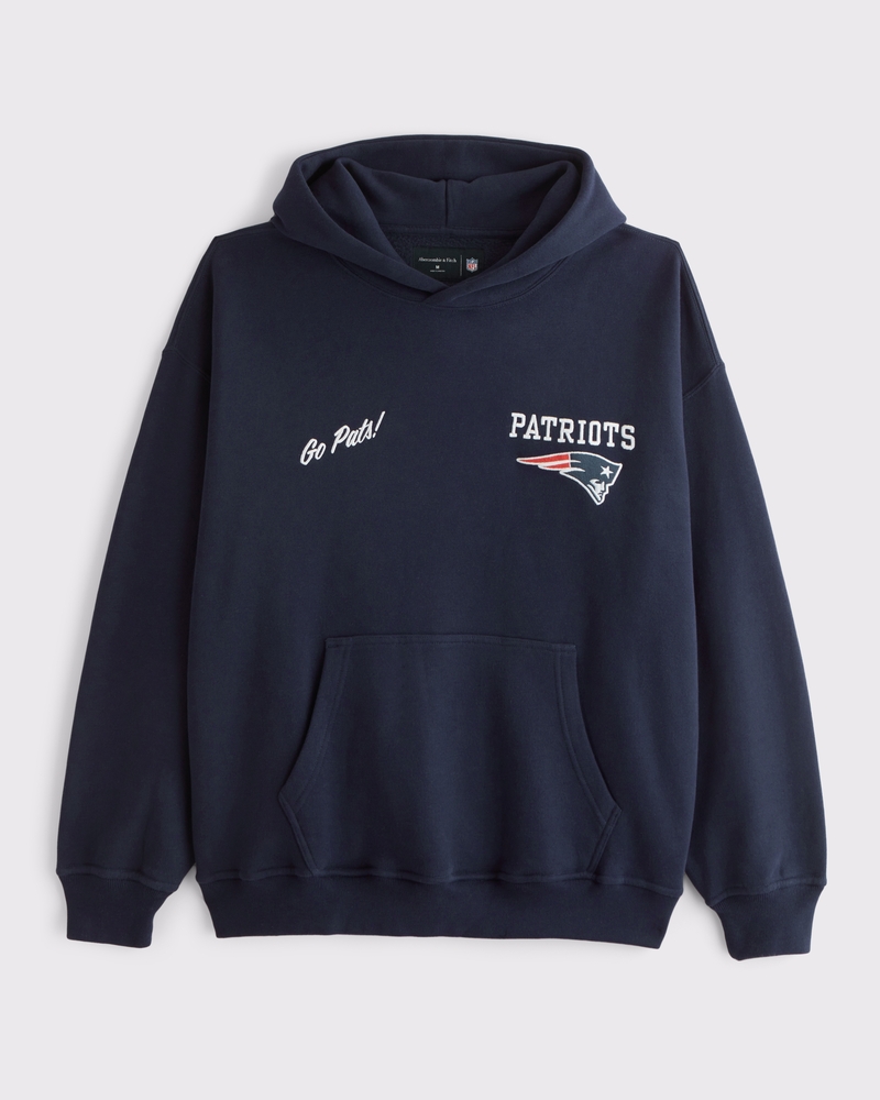 Hombre Sudadera con capucha sin cierres con estampa de los New