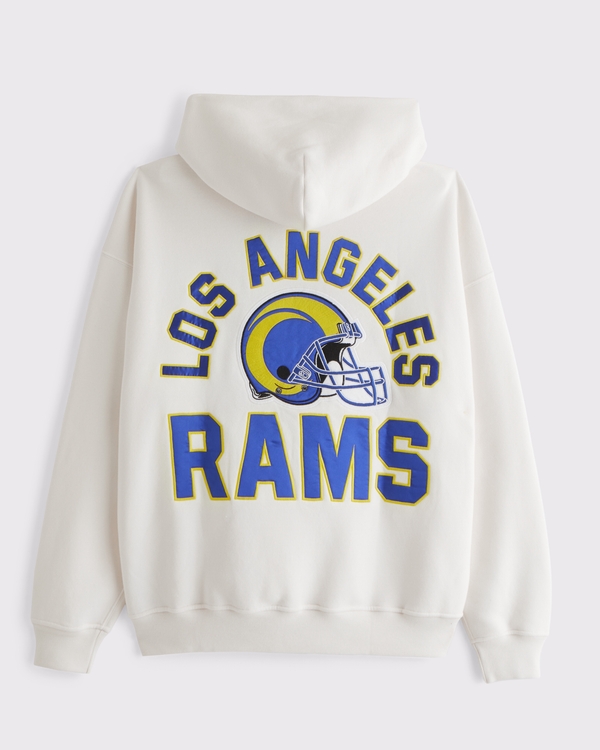 Los Angeles Rams Graphic Popover Hoodie, Cream-rams view 1