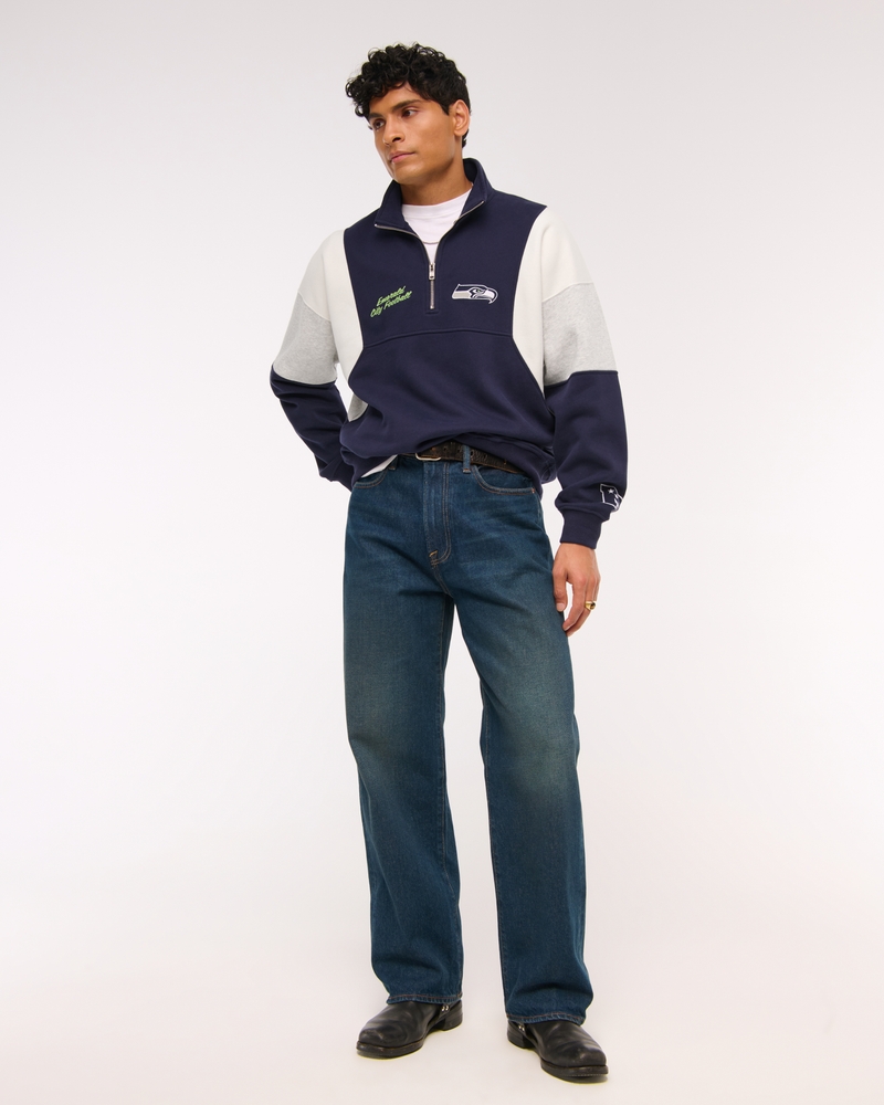 Seattle Seahawks Half-Zip Sweatshirt