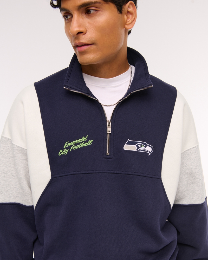 Seattle Seahawks Half-Zip Sweatshirt