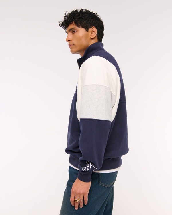 Men's Seattle Seahawks Half-Zip Sweatshirt | Men's Tops