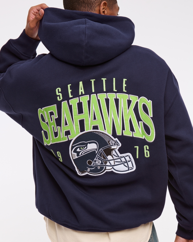 Seattle Seahawks Graphic Crew Sweatshirt