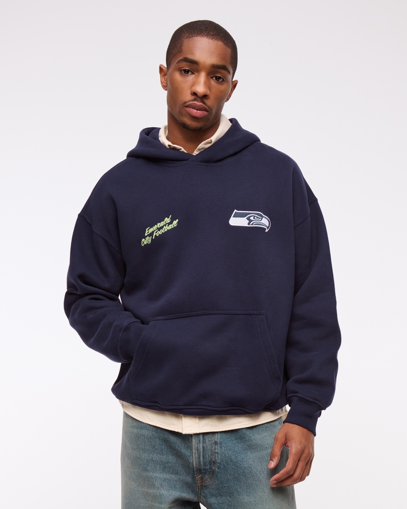 Seattle Seahawks Graphic Popover Hoodie