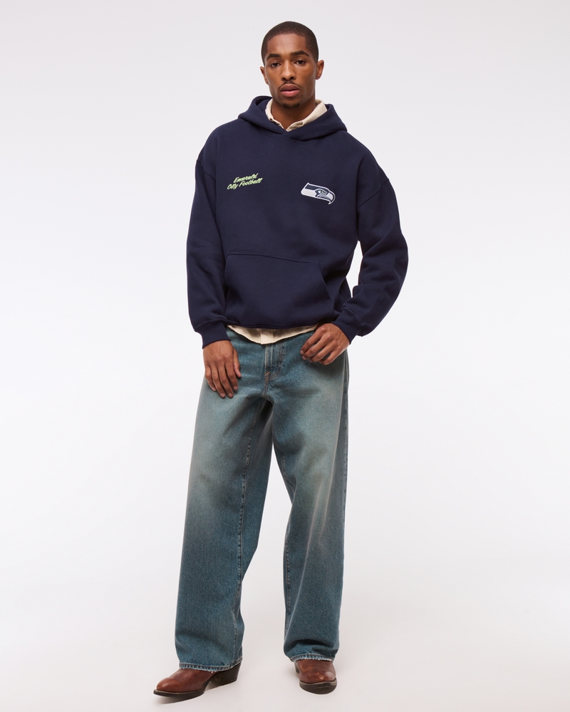 Seattle Seahawks Graphic Popover Hoodie