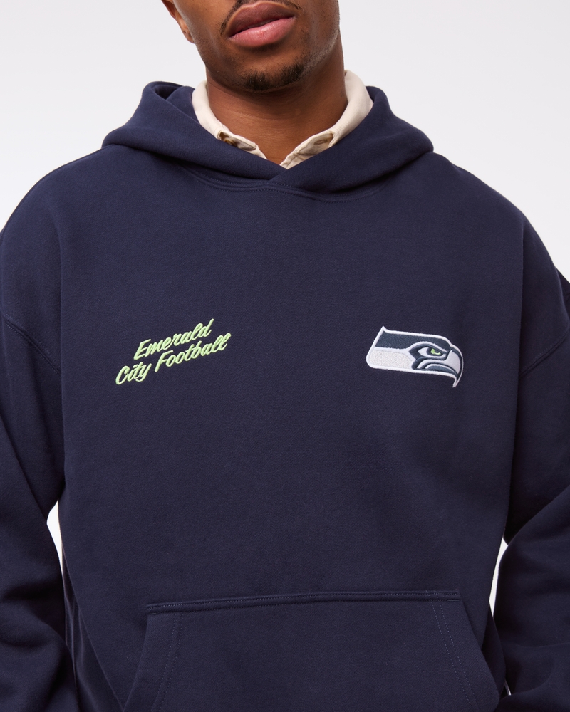 Seattle Seahawks Graphic Popover Hoodie
