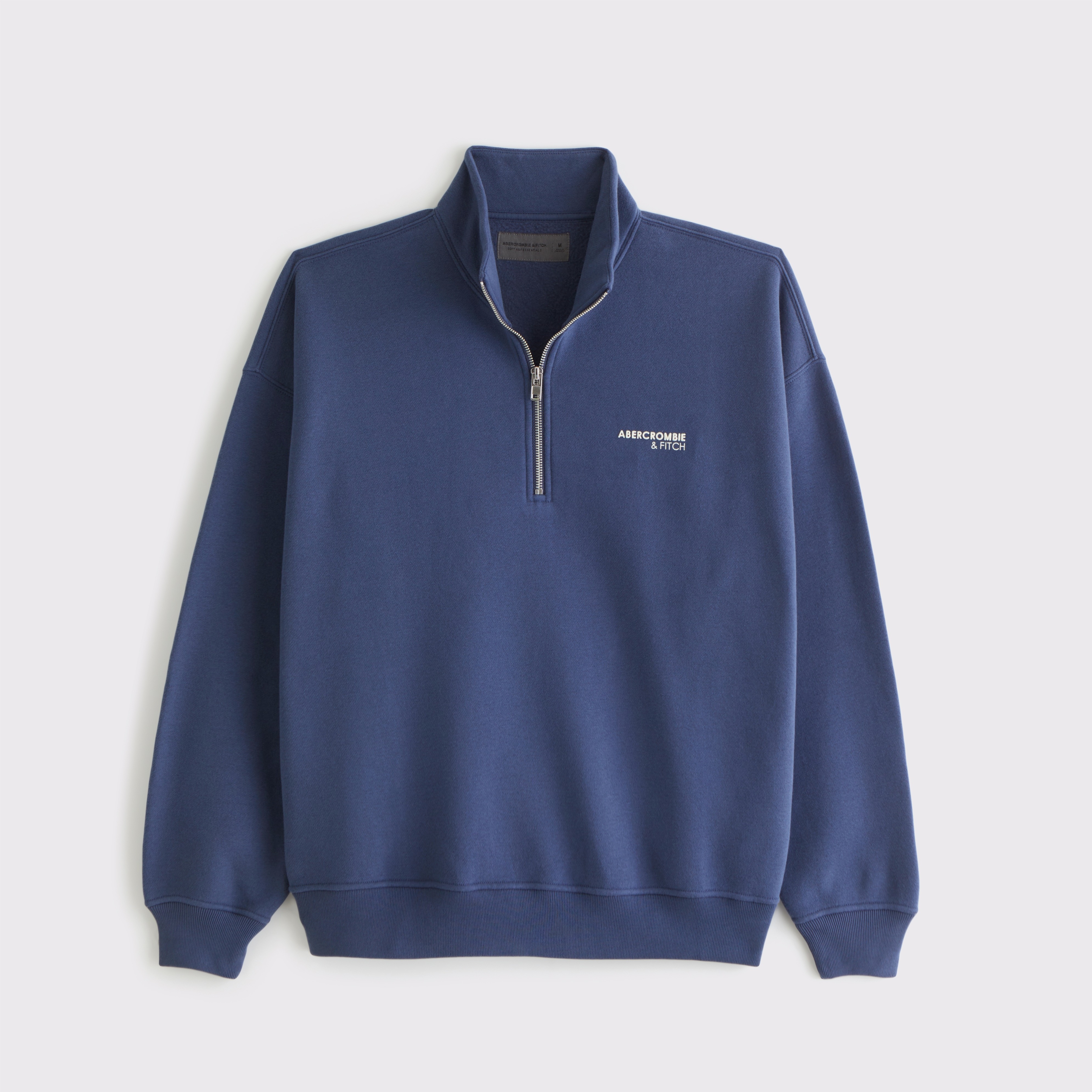Men's Micro-Logo Half-Zip Sweatshirt | Men's A&F Logo Shop